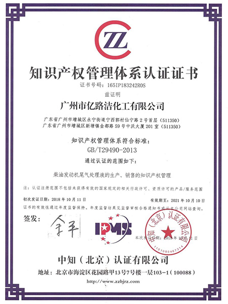 知识产权管理体系认证