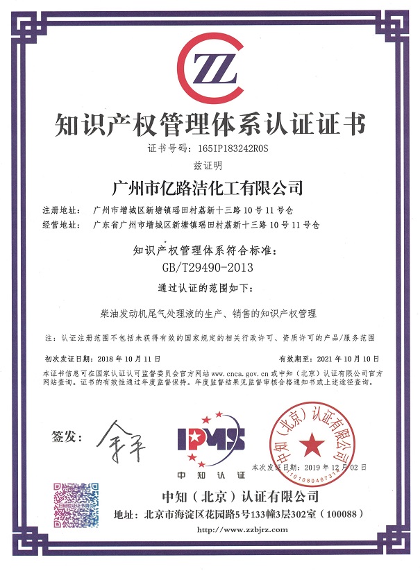 知识产权管理体系认证