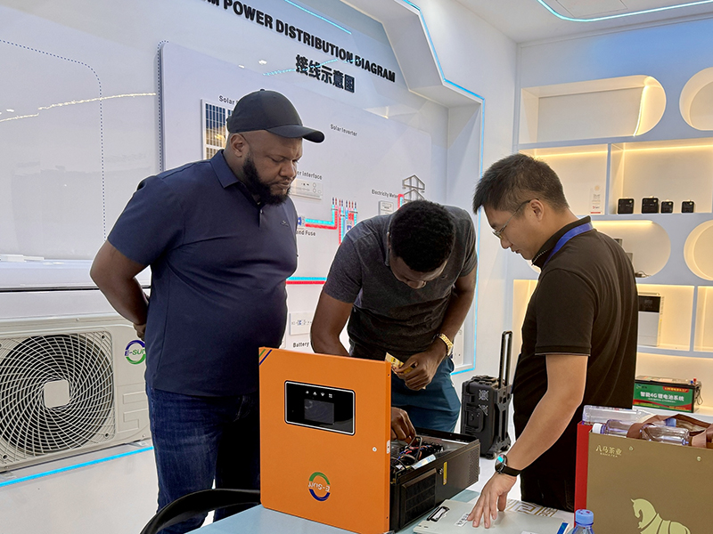 贝宁新能源客户来访